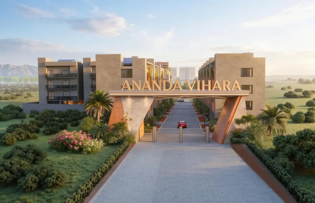 Ananda Vihara Entrance Day View