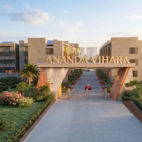 Ananda Vihara Entrance Day View